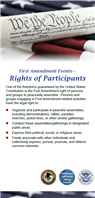 Image for The Role of State and Local Law Enforcement at First Amendment Events Reference Card