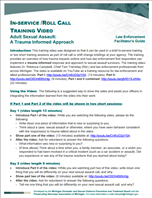 Image for Adult Sexual Assault: A Trauma Informed Approach (In-Service/Roll Call Training Video)