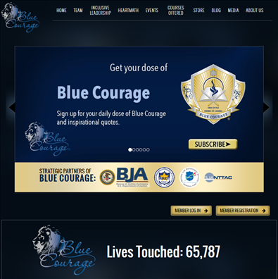 Image for Blue Courage Website