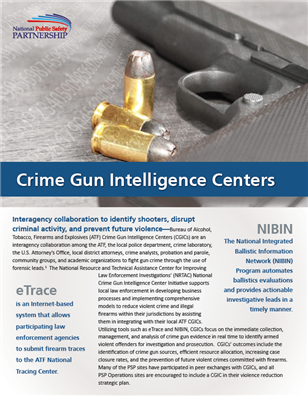 Image for Crime Gun Intelligence Centers Guide