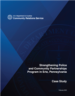 Image for Strengthening Police and Community Partnerships Program in Erie, Pennsylvania: Case Study