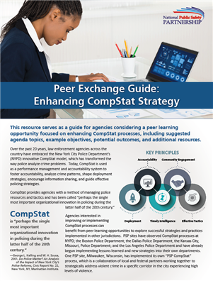 Image for Peer Exchange Guide: Enhancing CompStat Strategy
