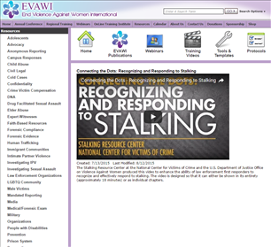 Image for Connecting the Dots: Recognizing and Responding to Stalking