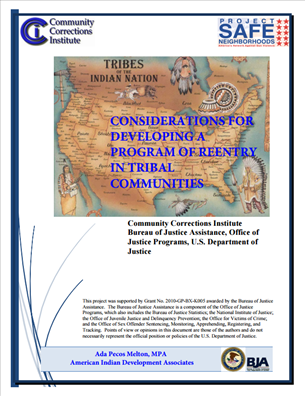 Image for Considerations for Developing a Program of Reentry in Tribal Communities