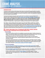 Image for PSP Crime Analysis Assessment Summary