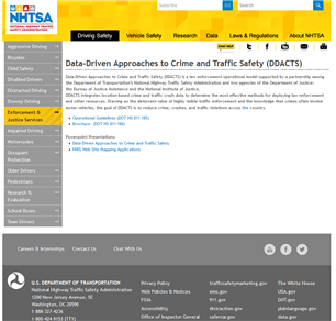 Image for Data-Driven Approaches to Crime and Traffic Safety (DDACTS) 