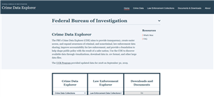 Image for FBI Crime Data Explorer