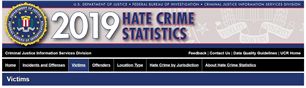 Image for FBI 2019 Hate Crime Statistics