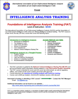 Image for Foundations of Intelligence Analysis Training (FIAT)