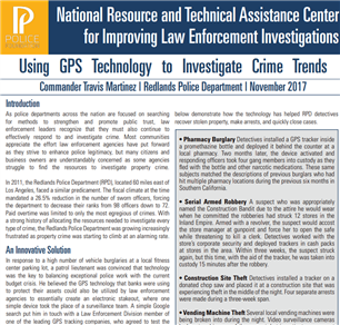 Image for Using GPS Technology to Investigate Crime Trends