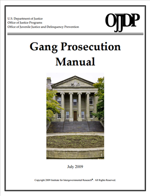 Image for Gang Prosecution Manual