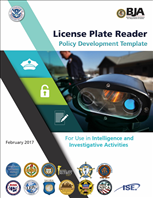 Image for License Plate Reader Policy Development Template for Use in Intelligence and Investigative Activities