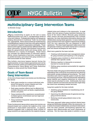 Image for Multidisciplinary Gang Intervention Teams