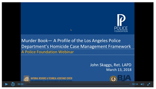Image for Murder Book - A Profile of the Los Angeles Police Department's Homicide Case Management Framework