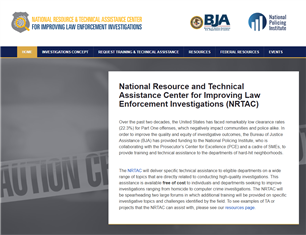 Image for National Resource and Technical Assistance Center for Improving Law Enforcement Investigations