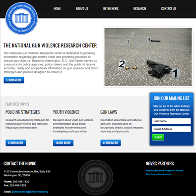 Image for National Gun Violence Research Center