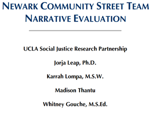 Image for Newark Community Street Team Narrative Evaluation