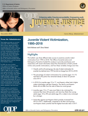Image for OJJDP Juvenile Justice Bulletin, December 2020