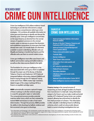 Image for PSP Research Brief: Crime Gun Intelligence
