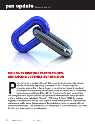 Image for Police-Probation Partnerships: Enhancing Juvenile Supervision