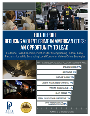 Image for Reducing Violent Crime in American Cities: An Opportunity to Lead