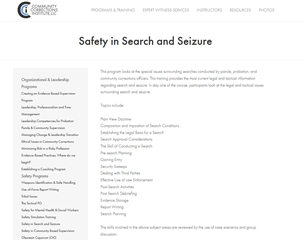 Image for Safety in Search and Seizure