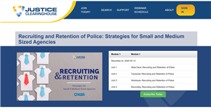 Image for Recruiting and Retention of Police: Strategies for Small and Medium Sized Agencies