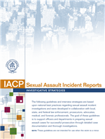 Image for Sexual Assault Incident Reports: Investigative Strategies
