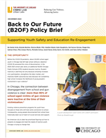 Image for Back to Our Future Policy Brief: Supporting Youth Safety and Education Re-Engagement