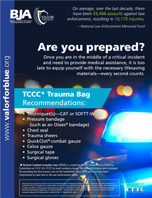 Image for TCCC Trauma Bag Recommendations
