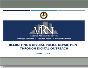Image for VRN Webinar: Recruiting a Diverse Police Department Through Digital Outreach