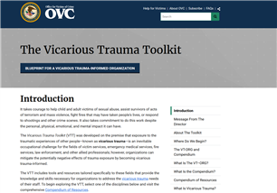 Image for Vicarious Trauma Toolkit