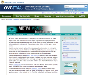 Image for Victim Impact: Listen and Learn