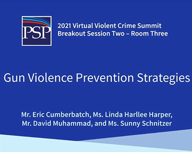 2021 PSP Virtual Violent Crime Summit: Gun Violence Prevention ...