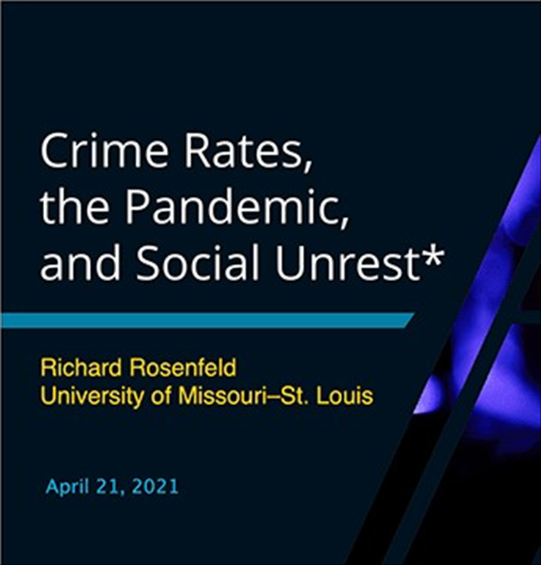 2021 PSP Virtual Violent Crime Summit: Keynote Address—Pandemic, Social ...